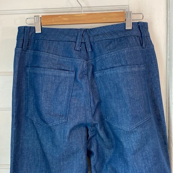 Good American Good Skate TrueBlue001 High Rise Wide Flare Leg Jeans, Size 10/30 - Picture 9 of 17